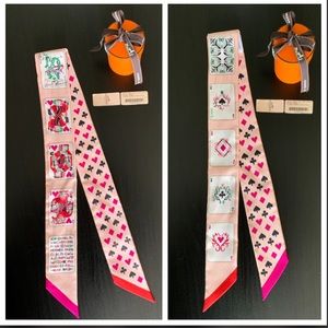 HERMES Silk Jeu de Cartes Twilly